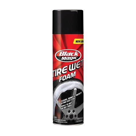 Maximize Your Car's Appearance with Black Magic Foam Tire Gloss